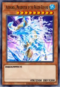 Audhumla, Progenitor of the Frozen Expanse, Yu-Gi-Oh! card, WATER