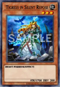 Tigress in Silent Repose, Yu-Gi-Oh! card, EARTH