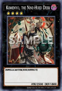 Kumenyo, the Nine-Hued Deer, Yu-Gi-Oh! card, DARK
