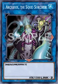 Archidux, the Squid Sorcerer, Yu-Gi-Oh! card, WATER
