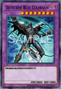 Skyborne Blue Cularsaw, Yu-Gi-Oh! card, DARK