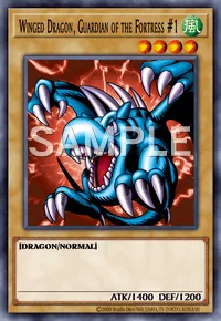 Winged Dragon, Guardian of the Fortress #1, Yu-Gi-Oh! card, WIND