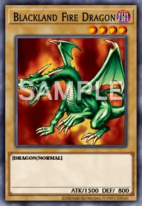 Blackland Fire Dragon, Yu-Gi-Oh! card, DARK