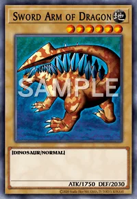 Sword Arm of Dragon, Yu-Gi-Oh! card, EARTH