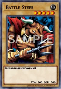 Battle Steer, Yu-Gi-Oh! card, EARTH