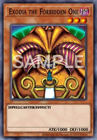 Exodia the Forbidden One, Yu-Gi-Oh! card, DARK