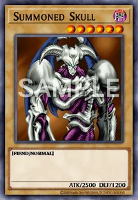 Summoned Skull, Yu-Gi-Oh! card, DARK
