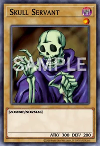 Skull Servant, Yu-Gi-Oh! card, DARK
