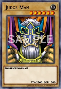 Judge Man, Yu-Gi-Oh! card, EARTH