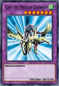 Gaia the Dragon Champion, Yu-Gi-Oh! card, WIND