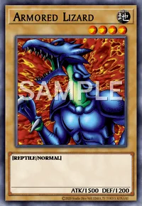 Armored Lizard, Yu-Gi-Oh! card, EARTH