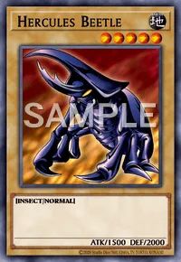 Hercules Beetle, Yu-Gi-Oh! card, EARTH