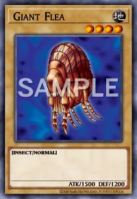 Giant Flea, Yu-Gi-Oh! card, EARTH