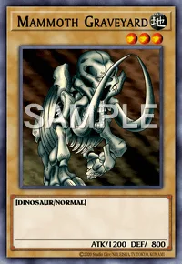 Mammoth Graveyard, Yu-Gi-Oh! card, EARTH