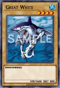 Great White, Yu-Gi-Oh! card, WATER