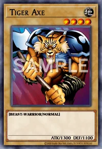 Tiger Axe, Yu-Gi-Oh! card, EARTH