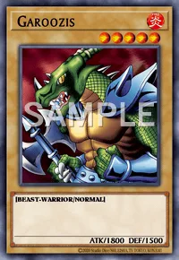 Garoozis, Yu-Gi-Oh! card, FIRE