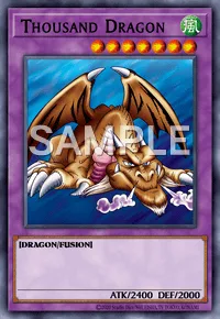 Thousand Dragon, Yu-Gi-Oh! card, WIND