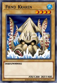 Fiend Kraken, Yu-Gi-Oh! card, WATER