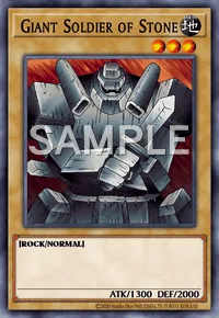 Giant Soldier of Stone, Yu-Gi-Oh! card, EARTH