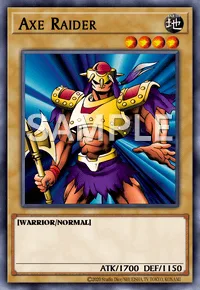 Axe Raider, Yu-Gi-Oh! card, EARTH