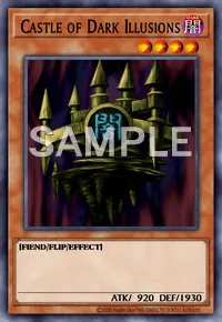 Castle of Dark Illusions, Yu-Gi-Oh! card, DARK