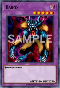 Barox, Yu-Gi-Oh! card, DARK