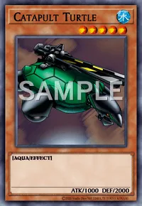 Catapult Turtle, Yu-Gi-Oh! card, WATER