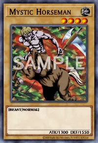 Mystic Horseman, Yu-Gi-Oh! card, EARTH