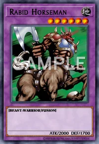 Rabid Horseman, Yu-Gi-Oh! card, EARTH