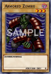 Armored Zombie, Yu-Gi-Oh! card, DARK