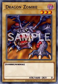 Dragon Zombie, Yu-Gi-Oh! card, DARK