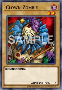 Clown Zombie, Yu-Gi-Oh! card, DARK