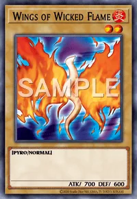 Wings of Wicked Flame, Yu-Gi-Oh! card, FIRE