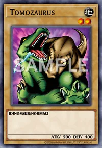 Tomozaurus, Yu-Gi-Oh! card, EARTH