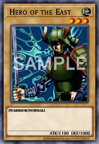 Hero of the East, Yu-Gi-Oh! card, EARTH