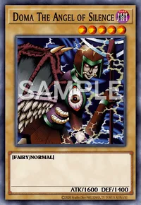 Doma The Angel of Silence, Yu-Gi-Oh! card, DARK