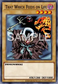 That Which Feeds on Life, Yu-Gi-Oh! card, DARK