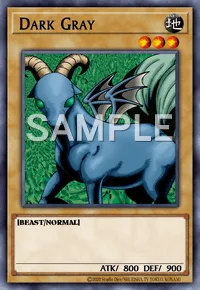 Dark Gray, Yu-Gi-Oh! card, EARTH