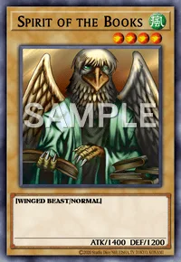 Spirit of the Books, Yu-Gi-Oh! card, WIND