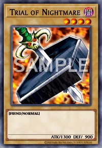 Trial of Nightmare, Yu-Gi-Oh! card, DARK