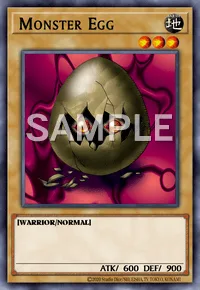 Monster Egg, Yu-Gi-Oh! card, EARTH