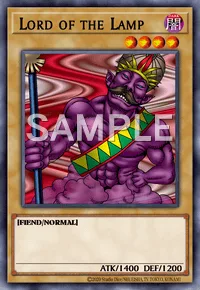 Lord of the Lamp, Yu-Gi-Oh! card, DARK