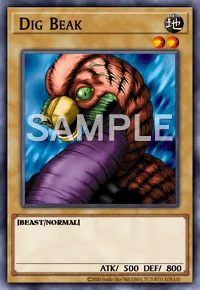 Dig Beak, Yu-Gi-Oh! card, EARTH