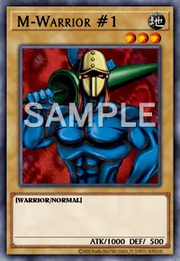 M-Warrior #1, Yu-Gi-Oh! card, EARTH