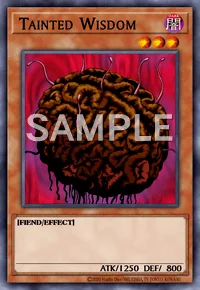 Tainted Wisdom, Yu-Gi-Oh! card, DARK