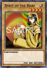 Spirit of the Harp, Yu-Gi-Oh! card, LIGHT