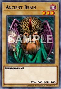 Ancient Brain, Yu-Gi-Oh! card, DARK