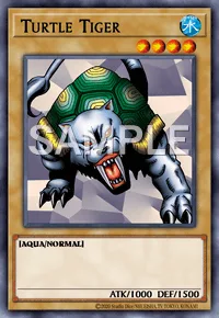 Turtle Tiger, Yu-Gi-Oh! card, WATER