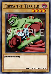 Terra the Terrible, Yu-Gi-Oh! card, DARK